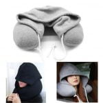 Niskatyyny Hoodie, Niskatyyny hupulla matkalle, Travel hoodie pillow