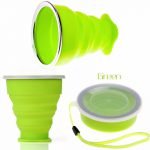 Muki kokoontaittuva, Matkamuki, Kahvikuppi Silikooni, Muki + Kansi + Ranneke