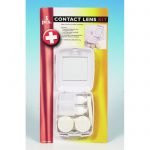 Piilolinssi setti, Säilytyskotelo, Kontaktilinssi setti matkalle, 5-osaa