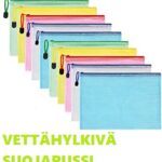 Suojapussi vetoketju Kasvomaskeille, Hengityssuojaimille, Vettähylkivä