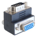 Delock Adapter VGA male / female 90° angled