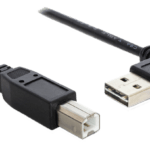 Delock Kabel EASY-USB 2.0 Typ-A hane vinklad Vä/Hö.,> USB 2.0 Typ-B