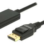 Cable Displayport 1.2 male > High Speed HDMI-A male passive 4K 1 m bla