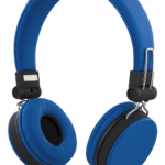 STREETZ headset for smartphone, microphone, 1-button, 1,5m, blue