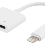 EPZI sovitin Lightning - 3,5 mm, lataaminen ja äänen siirto, valkoinen