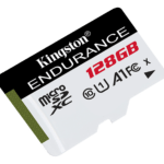 Kingston Endurance microSDXC-muistikortti, 128GB, UHS-I, C10, musta