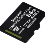 Kingston 64GB micSDXC Canvas Select Plus 100R A1 C10 1-pack w/o ADP