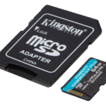 Kingston 64GB microSDXC Canvas Go Plus 170R A2 U3 V30 Card + ADP