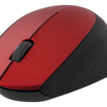 DELTACO langaton opt. hiiri 2,4GHz, 3 pain. ja rulla, 1200 dpi, pun.