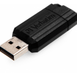 USB DRIVE 2.0 PINSTRIPE 128GB BLACK