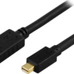 DELTACO kaapeli DisplayPort - Mini DisplayPort, 2m, musta