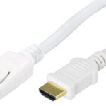 DELTACO DisplayPort - HDMI monitorikaapeli, ääni u-u 1m valk