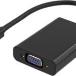 DELTACO sovitin Mini DisplayPort - VGA, ääniulostulo, Full HD 60Hz