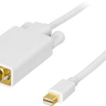 Mini DisplayPort - VGA(HD15)-kaaapeli, 20-pin u - 15-pin u 2m valk