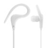 STREETZ urheilukuulokkeet mic & vastausnappi, 3,5mm, korvasanka, valk