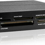 ICY BOX USB 3.0 muistikortinlukija, sisäinen 3,5", 6 korttipaikkaa