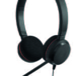 JABRA EVOLVE 20 MS Stereo Headset, MS Lync, USB, kaukosäädin, musta