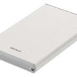 DELTACO ulkoinen kotelo 1x2,5" SATA 6Gb/s-kiintolevy, USB3, hopea