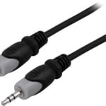 Äänikaapeli 3,5mm uros-uros, 1m