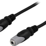 Äänikaapeli, 3,5mm u-n, 0,5m