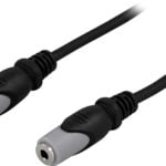 Äänikaapeli, 3,5mm, uros-naaras, 5m
