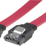 Sarja ATA-150 kaapeli, lukkoklipsi, suora-suora, 0,5m