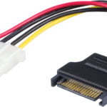 Virta-adapteri kiintolevyille, 4-pin Sarja ATA virtaliitokseen