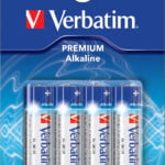 Verbatim paristot, AA(LR06), 4-pakkaus, Alkaline, 1,5 V
