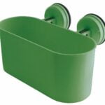 Eurotrail soikea säilytyslokero imukupilla - Apple Green