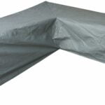 Eurotrail suojapeite L-muotoiselle puutarhakalusteelle - SFS - 270 x 270 x 70 cm - harmaa