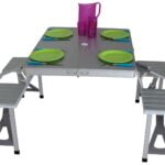 Eurotrail Limoux - Hybridi retkipöytäsetti tai piknikpöytä, Kokoontaittuva