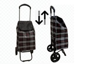 Ostoskärry Shopper, Integroitu kylmälaukku Thermo, Teleskooppi vetokahva, 30L