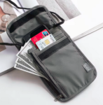 Passikotelo, kaulapussi, Rfid suojattu, Vettähylkivä