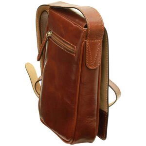 Vasikannahkainen crossbody-laukku - Brown