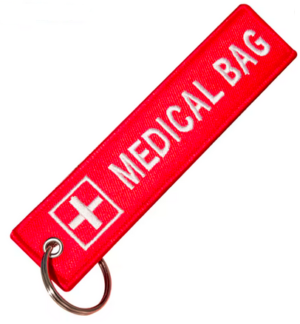 Medical bag, Avaimenperä, Laukun, Repun, Lääkelaukun merkintään, XL-koko