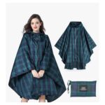 Sadeviitta Poncho, Skottiruutu, Vetoketjullinen, Suojapussi