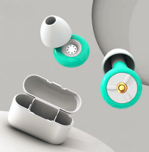 Korvatulpat anti-noise vastamelu, pestävät + suojakotelo