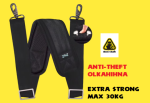 Olkahihna, Kantohihna, Anti-theft Viiltosuojattu, Max 30KG