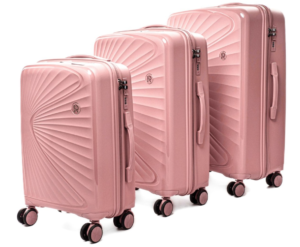 Matkalaukkusetti 3kpl - pink