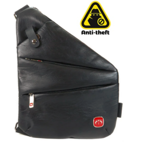 Anti-theft turva-olkalaukku, Pu nahka, Monitasku, Travel safe, Rfid tasku