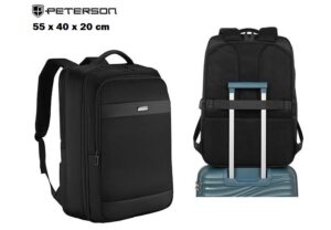 Peterson reppu XL 55x40x20cm, vettähylkivä, Anti-theft tasku