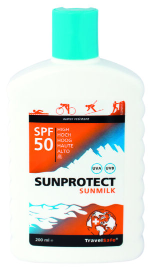 TravelSafe SunProtect - aurinkosuojakerroin 50 + ILMAINEN AURINKOVOIDE