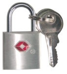 Travelsafe Tsa -matkalukko - avaimilla