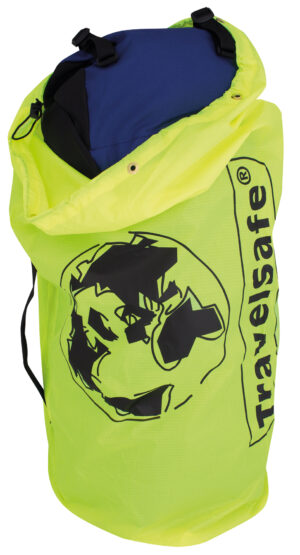 TravelSafe-lentosäiliö – Fluoresoiva keltainen