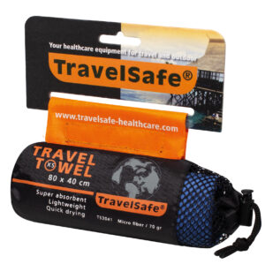 TravelSafe-mikrokuituinen matkapyyhe XS - sininen