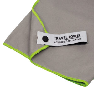 TravelSafe-mikrokuituinen matkapyyhe S - harmaanharmaa