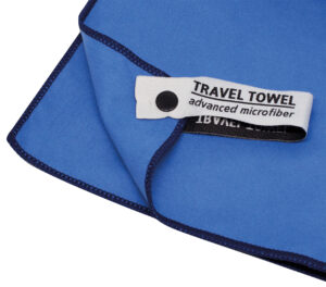 TravelSafe-mikrokuituinen matkapyyhe S – Sininen