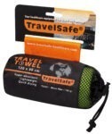 TravelSafe-mikrokuituinen matkapyyhe S – Vihreä