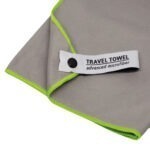 TravelSafe-mikrokuituinen matkapyyhe L - harmaa
