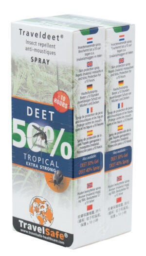 TravelSafe Duo -pakkaus DEET 50% - 2 x 60 ml